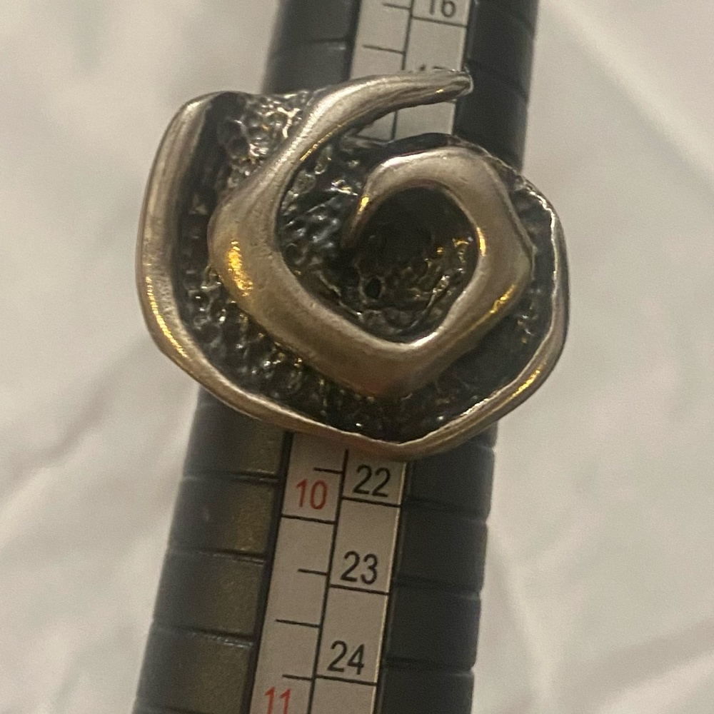 Silpada Sterling Silver Geometric Ring Size 9